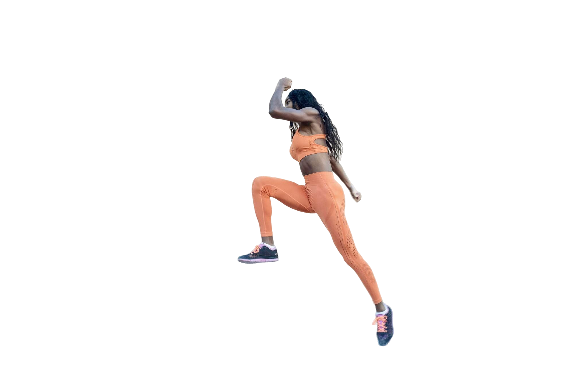 Athlete running