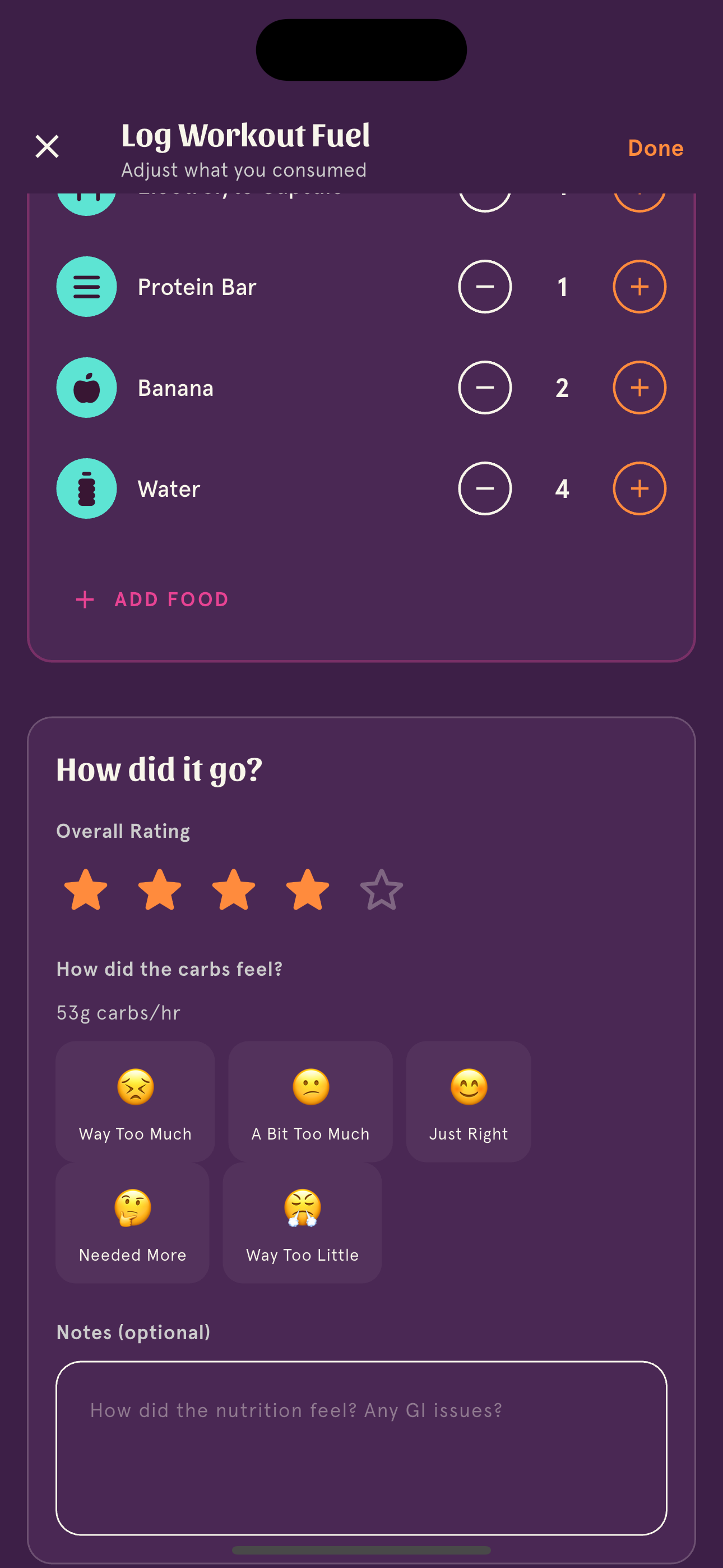 App screenshot